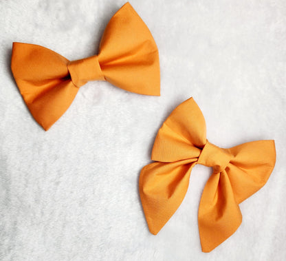 Neon Orange Bow