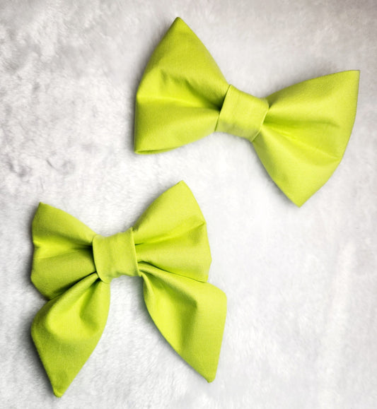 Neon Green Bows